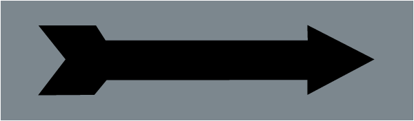 Gray /Black Arrow Label