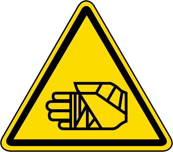 Chemical Burn Warning Label