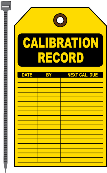 Calibration Record Tag
